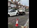 cctv. Insane multiple cars rammed!!