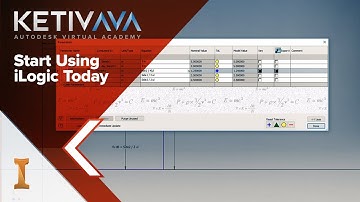 Start Using iLogic Today | Autodesk Virtual Academy