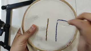 Whipped back stitch