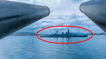 The Deadly Clash of the Two Biggest Warships in the World