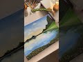 Acrylic landscape painting 🖼️🫶🏼🌸✨#trendingshorts #painting #aestheic #art #acrylicscenery #viral