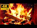 🔥3 HOURS of Relaxing Fireplace for TV & Cozy Crackling Logs🔥4K UHD Fireplace & Burning Fire Sounds