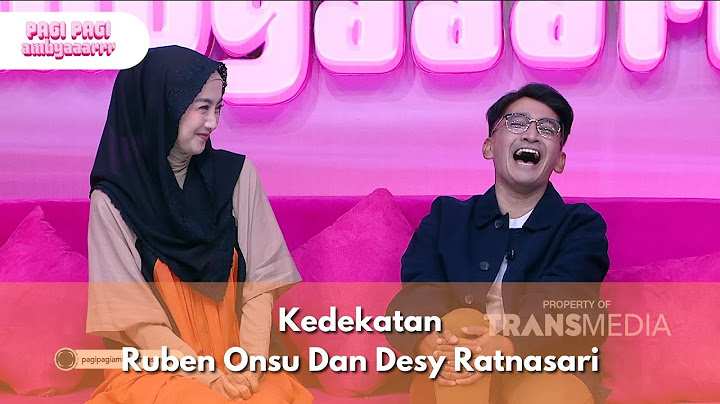 Kedekatan Ruben Onsu Dan Desy Ratnasari - PAGI PAGI AMBYAR (20/1/25) P1