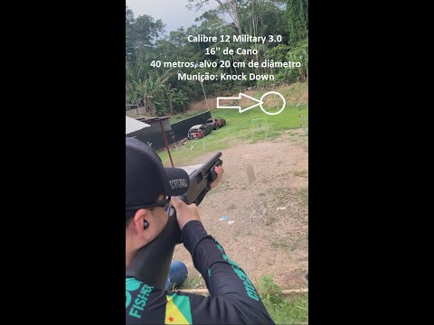 Military 3.0 Cal. 12, Tiro 40 Metros