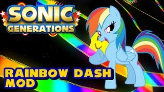 Sonic Generations PC - Rainbow Dash Character Mod