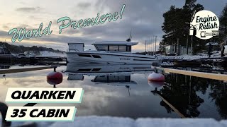 Quarken Boats 35 Cabin World Premiere  FIRST LOOK at Boot Dusseldorf  Axopar Alternative