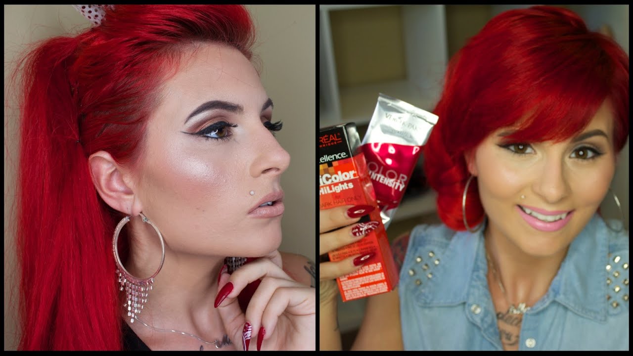 How I Retouch (Roots) & Refresh My Red Hair | Pinkl0vexx ...