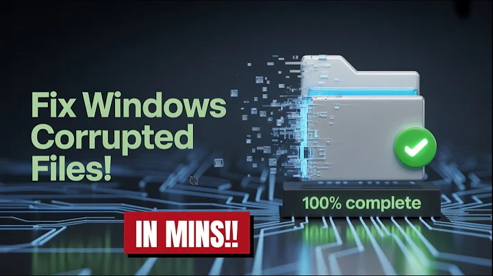 Repair Windows Corrupted Files Without Software in Minutes