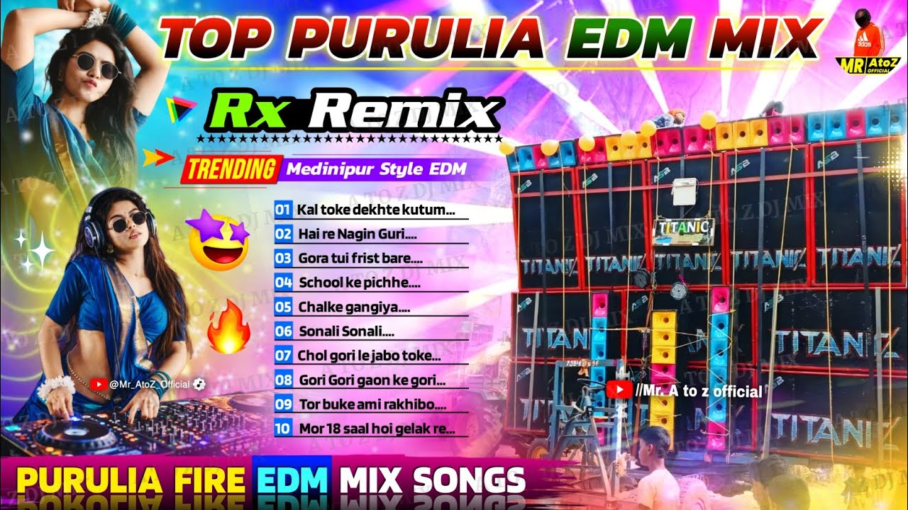 Top Purulia EDM Mix 🤩 Rx Remix 🤩 Purulia EDM songs dj Susovan Remix 🤩 Dj BM Remix Purulia EDM Songs