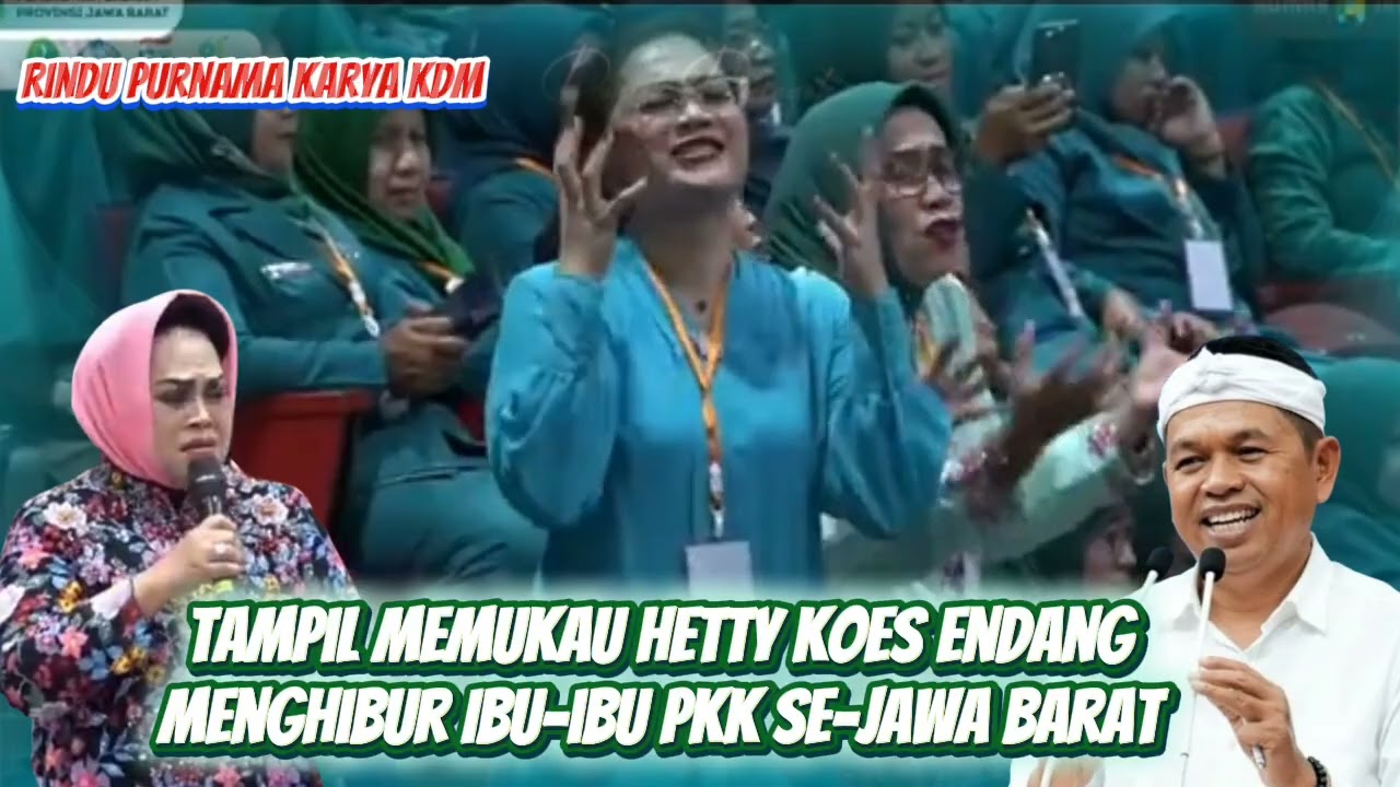 HETTY KOES ENDANG Tampil Memukau Dihadapan Ibu-ibu PKK Jawa Barat | Rindu Purnama 