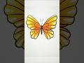 Wait For The Final Butterfly 🦋 💜 Easy Drawing Tutorial For Beginners #shorts #artwithishi