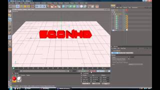 Cinema 4D | Basic tutorial | Flying letters