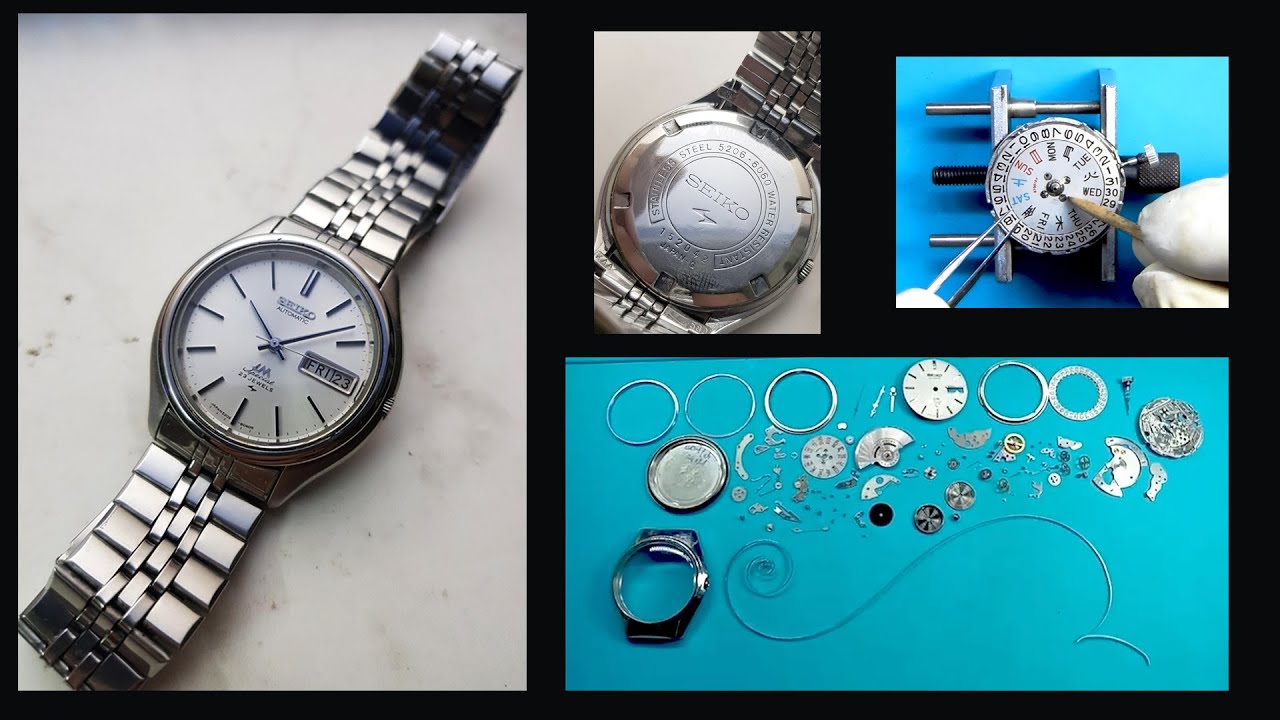 Restoration Seiko LM 5206-6060 Automatic | The most manual repair  technology in the world - YouTube