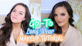 My Go-To Long Wearing \/ Simple Makeup Look  |  Casey Holmes