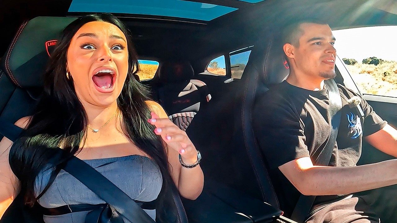 MI HERMANA REACCIONA A MI NUEVO COCHE LAMBORGHINI
