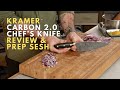 Kramer Carbon 2.0 Chef's Knife Review | Prep Sesh | Performance Test