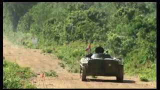 Royal Cambodian Army Trainning Bmp1  Armored Infantry Combat Vehicle At Mreas Prov Mountain