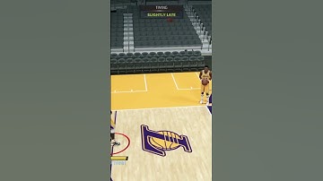 I made a 3-pointer with Shaq in 2K #shorts #nba
