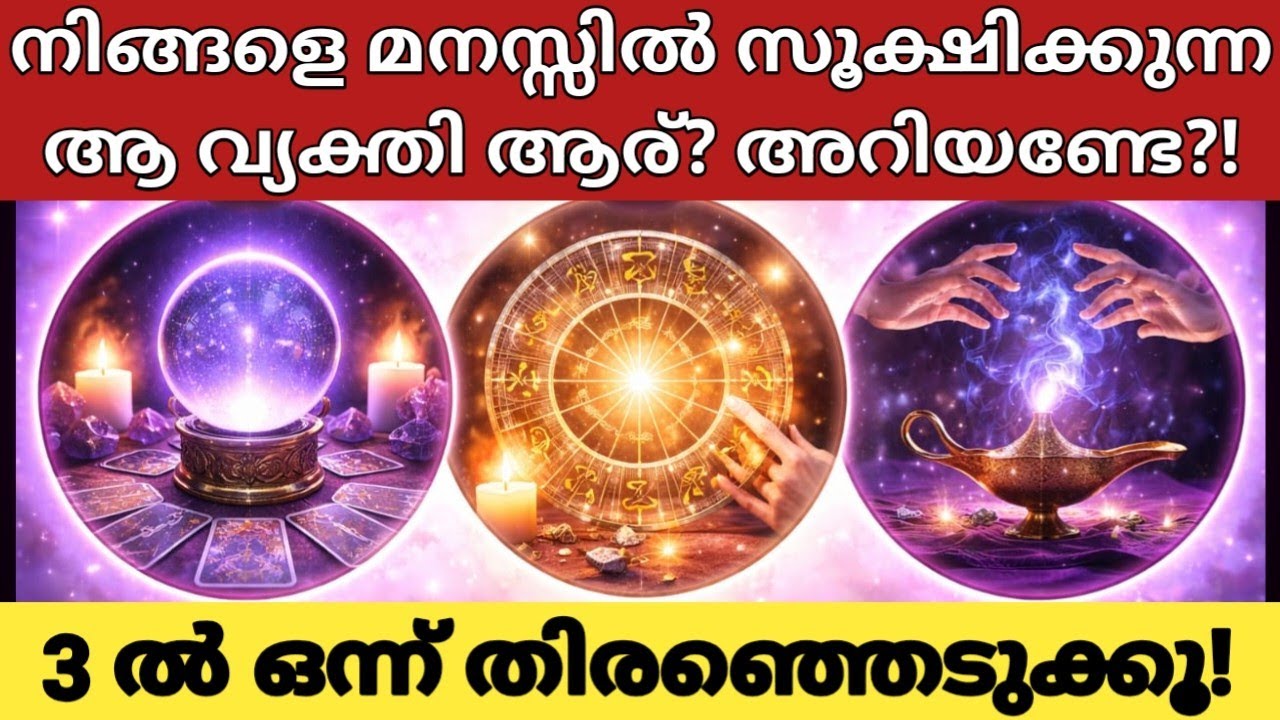 🔮 നിങ്ങളെ മനസ്സിൽ സൂക്ഷിക്കുന്ന ആ വ്യക്തി ആരാണ്? | 3 ചിത്രങ്ങളിൽ ഒന്ന് തിരഞ്ഞെടുക്കൂ|Thodukuri 