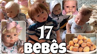 Rotina Dos Meus 17 Bebês Reborn - Parte 3 - Tarde De Chuva E Bolinho De Chuva - Gabi Reborn