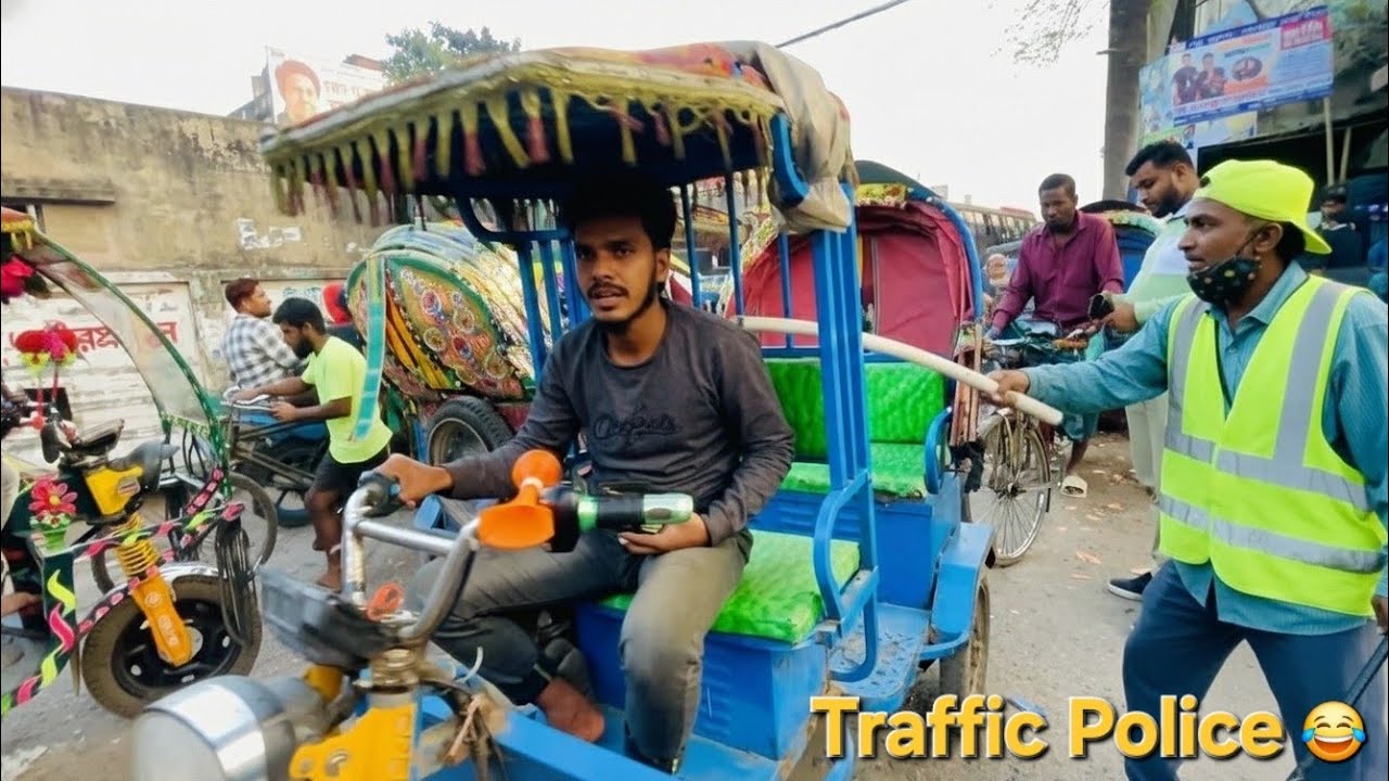 Dhaka’s Crazy Rickshaw Traffic – No Rules, No Space