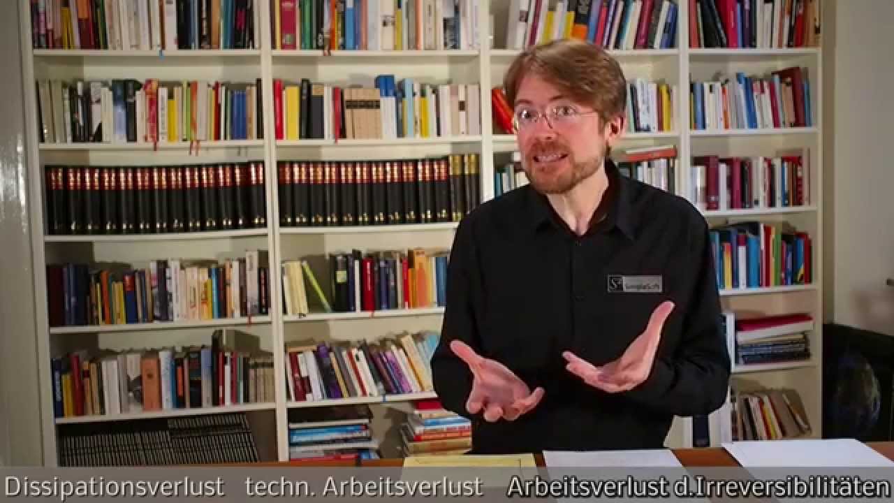 Verluste in einer Turbine (Dissipation, technische Verlustarbeit, Irreversible Verluste)