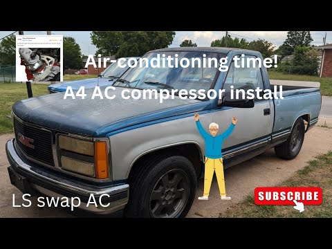 AC time! R4 AC compressor install on the Obs, how hard is it? - YouTube