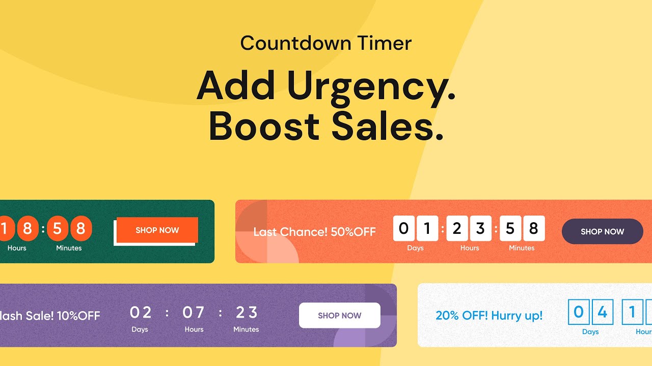 Shopify Sales Countdown Timer Bar App by SpurIT - YouTube