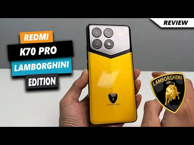 Xiaomi Redmi K70 Pro Lamborghini Custom Edition Unboxing, Price in UK, Review