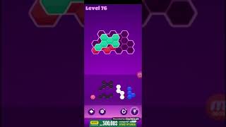 Hexa Puzzle Hero - Novice - Level 76 - Loop Games screenshot 1