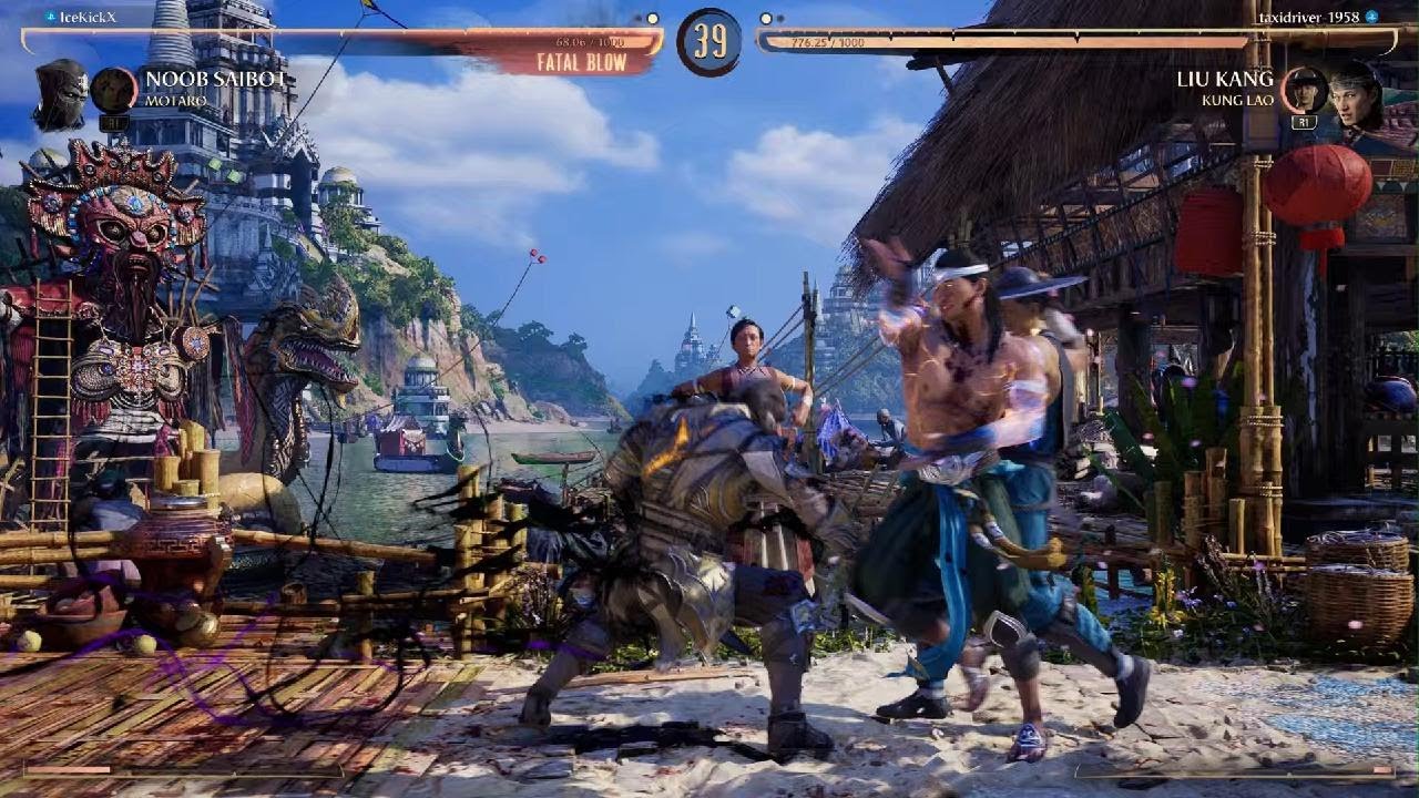 MK1 Ranked Online - NOOB Vs Kung Lao BRUTAL MATCHES HARDCORE 🔥🤯✌️😱🪅🤘👌