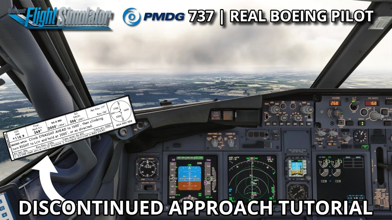 Real 737 Pilot Tutorial | Non-Standard Go-Arounds | PMDG 737 in ...