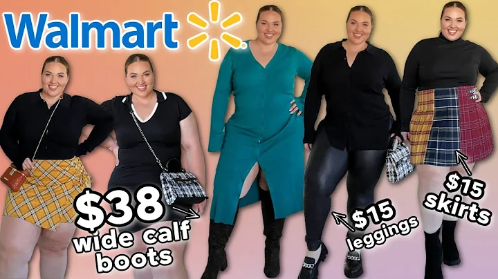 Walmart Fall Plus Size Must-Haves! Wide calf boots...
