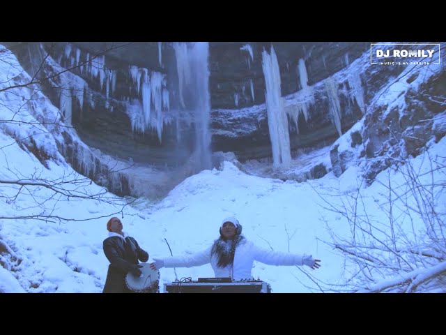 Chris IDH feat.Kwezi - Buya, Romily (edit) with drummer@SiimKoppel under FROZEN Valaste WATERFALL class=