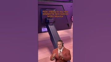 The vibes are emmaculate 💃🕺#GIGABYTE #ARM #Monitors #shorts #johncena