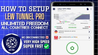 How To Setup LEW Tunnel  Pro VPN For Fast and Secure Internet screenshot 4