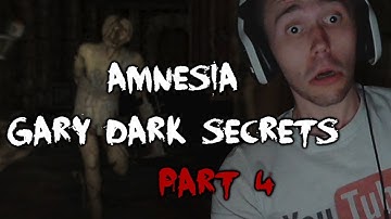 Scary Games - Amnesia Gary Dark Secrets Walkthrough Part 4 w/ Reactions & Facecam