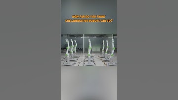 Collaborative Robots: How Far Can They Go?#collaborativerobots #industrialrobots #evsrobot #shorts
