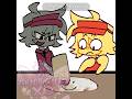 how I imagine elliot and pizza guy if they worked together #elliot #forsaken #pizzagame #animation