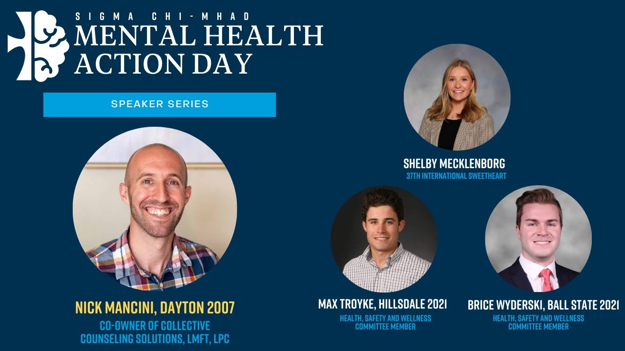 Image for Sigma Chi Mental Health Action Day webinar
