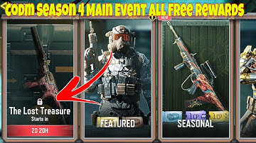 cod mobile season 4 the lost treasure event free rewards | get free epic character skin codm 2023