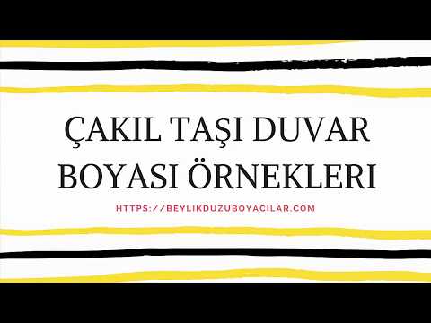 Cakil Tasi Duvar Boyasi Ornekleri Youtube