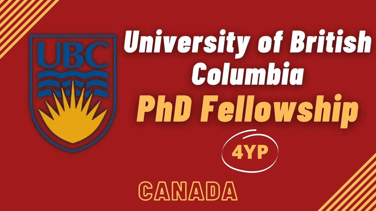 phd scholarships in university of british columbia
