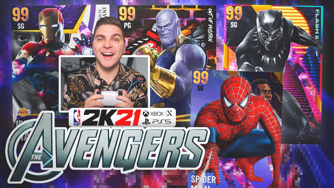 The AVENGERS Squad Builder on NBA 2K21!