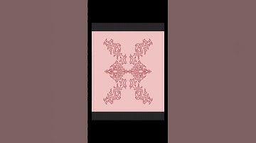 Symmetry Drawing | Quadrant Symmetry Pattern | A161 #digitaldrawing #procreatedigitalart  #procreate