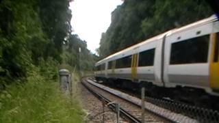 375 806 passes Allington foot crossing on 2T47