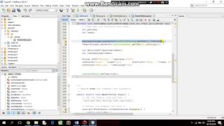 Menghitung keliling & luas persegi panjang dgn GUI java pt1