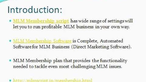 MLM Membership Script, MLM Membership Software,MLM script, MLM Software