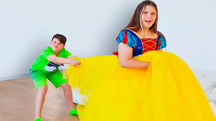 Adriana and Ali in a story about how parents love their children equally