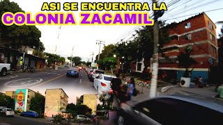 ASI SE ENCUENTRA LA COLONIA ZACAMIL. #elsalvador #sansalvador